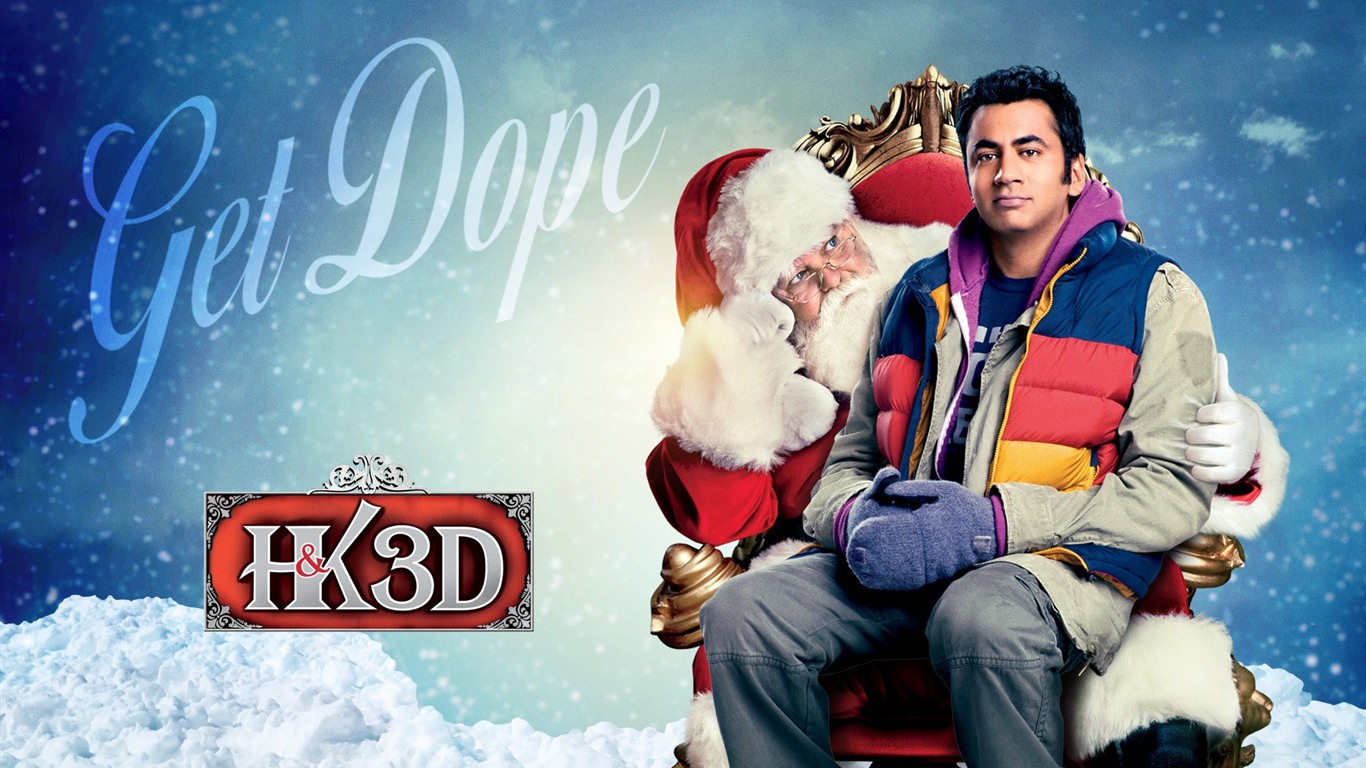 Un Harold & Kumar Très Noël fonds d'écran HD #6 - 1366x768