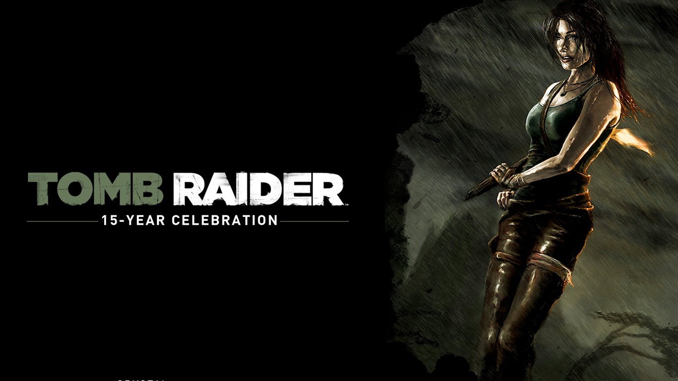 Tomb Raider 15 años de celebración de fondos de pantalla HD #2 - 1366x768