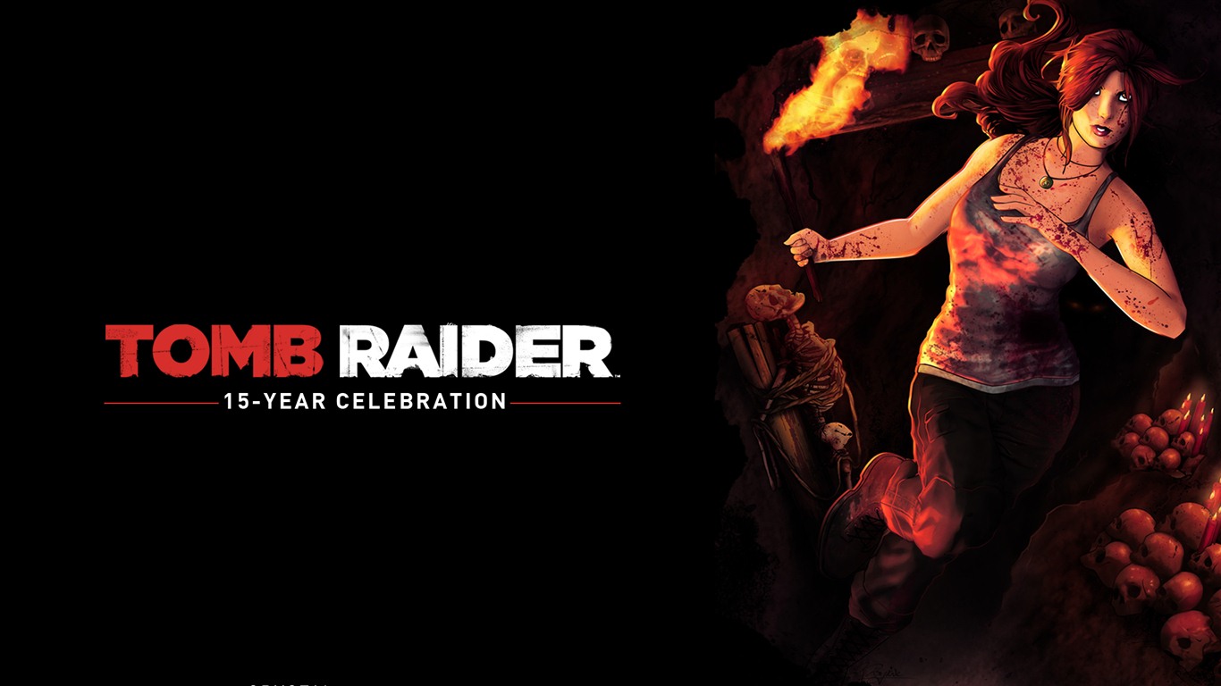 Tomb Raider 15-leté oslava HD wallpapers #4 - 1366x768