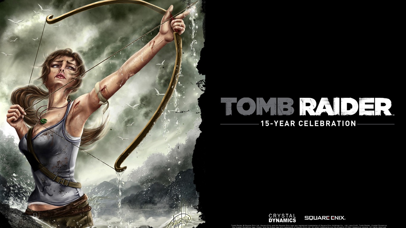 Tomb Raider 15-leté oslava HD wallpapers #5 - 1366x768