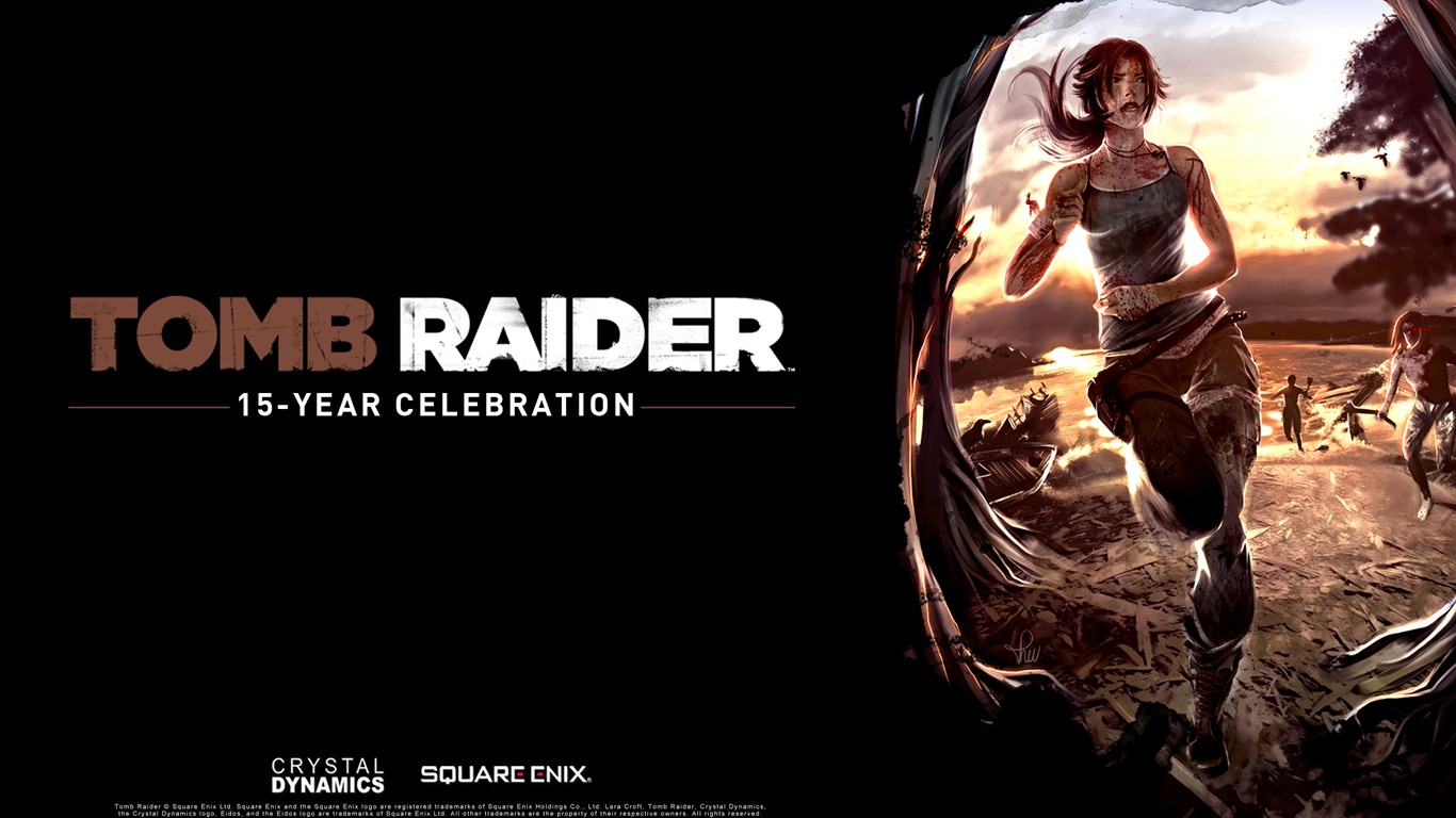 Tomb Raider 15-leté oslava HD wallpapers #8 - 1366x768