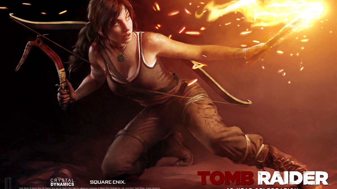 Tomb Raider 15-Year Celebration 古墓麗影15週年紀念版高清壁紙 #11 - 1366x768