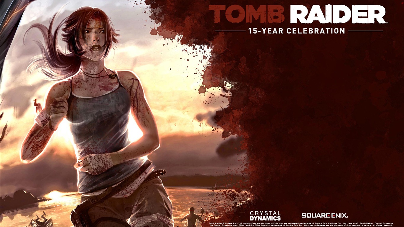 Tomb Raider 15-Year Celebration 古墓麗影15週年紀念版高清壁紙 #16 - 1366x768