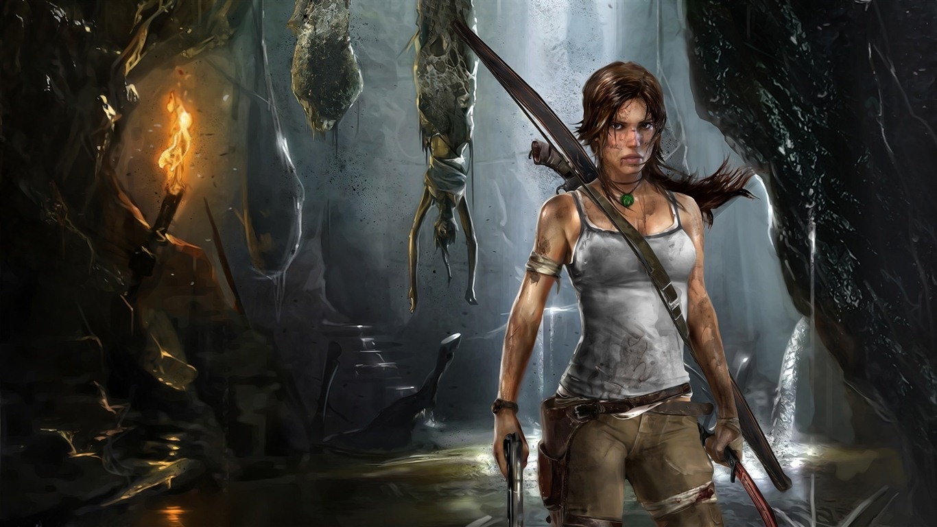 Tomb Raider 9 fondos de pantalla HD #3 - 1366x768