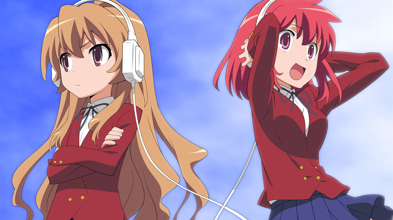Toradora 龍與虎 高清壁紙 #4 - 1366x768