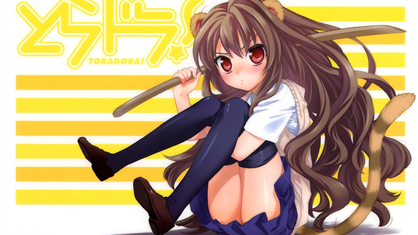 Toradora 龍與虎 高清壁紙 #8 - 1366x768