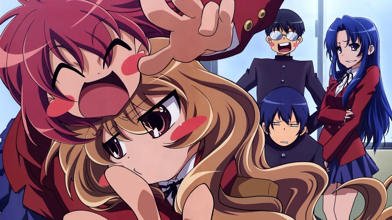 Toradora 龍與虎 高清壁紙 #10 - 1366x768