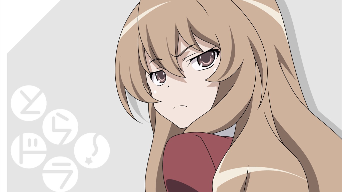 Toradora 龍與虎 高清壁紙 #11 - 1366x768