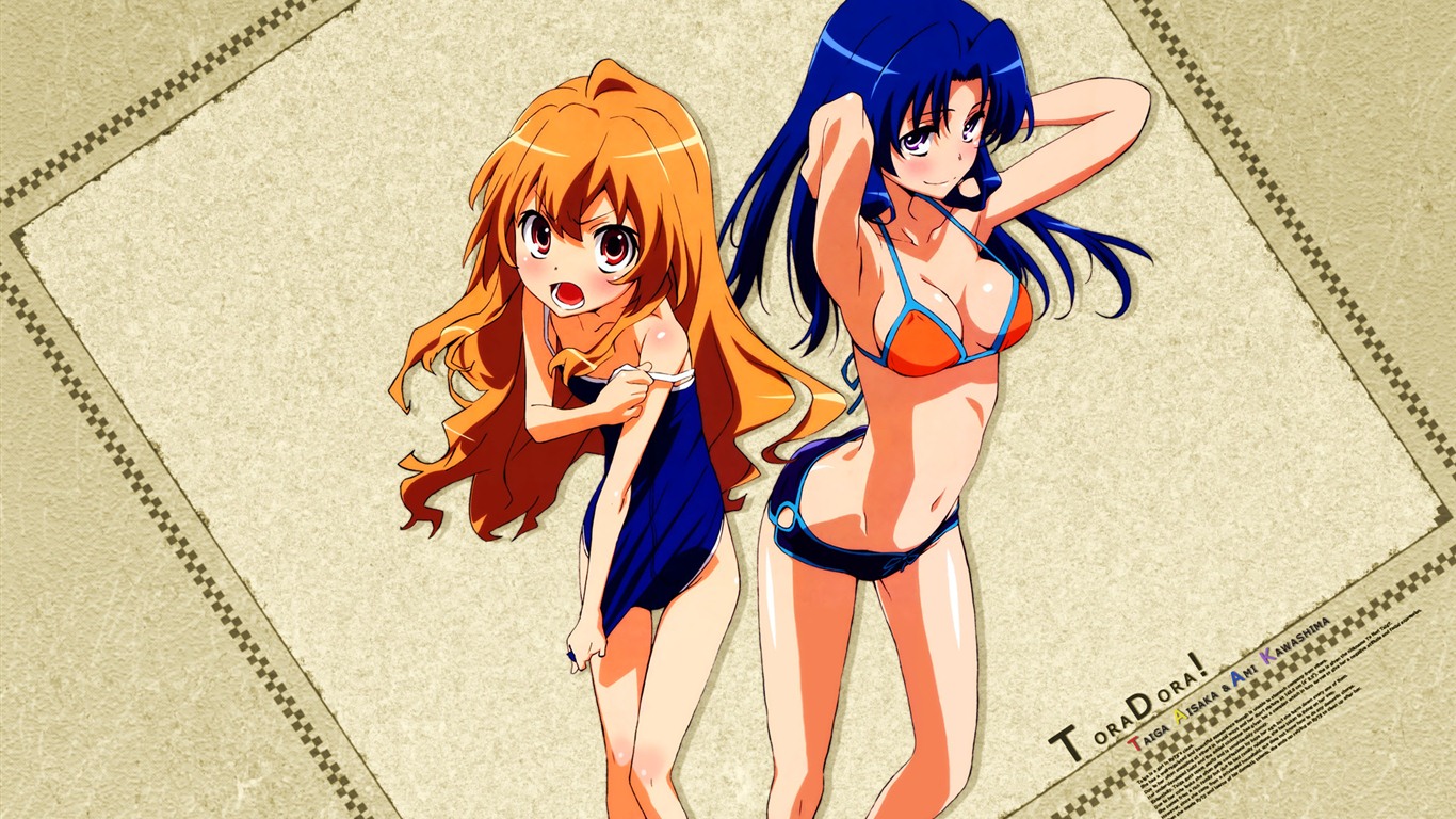 Toradora 龍與虎 高清壁紙 #42 - 1366x768