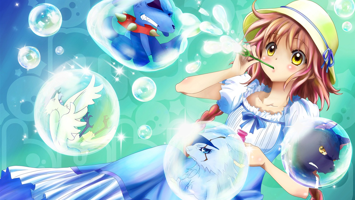 Kobato 小鳩 高清壁紙 #7 - 1366x768