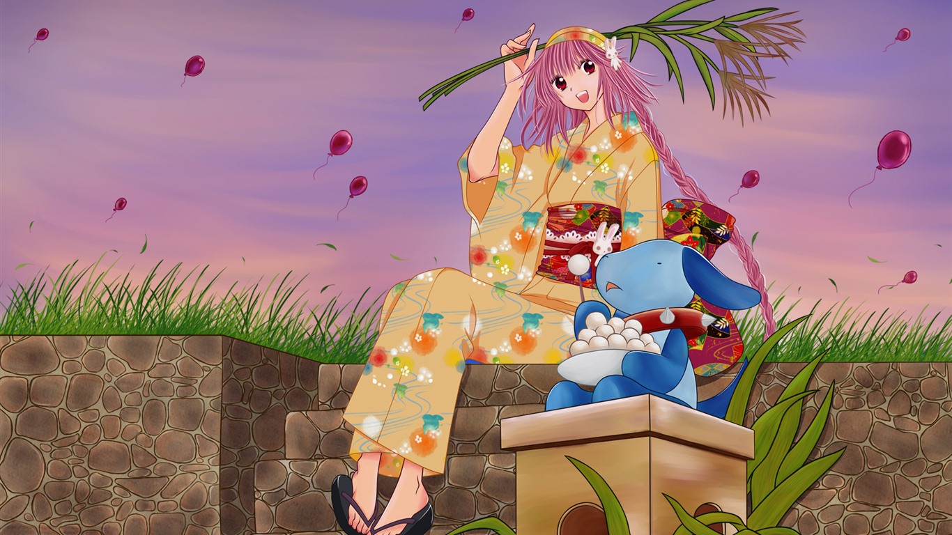 Kobato 小鳩 高清壁紙 #14 - 1366x768