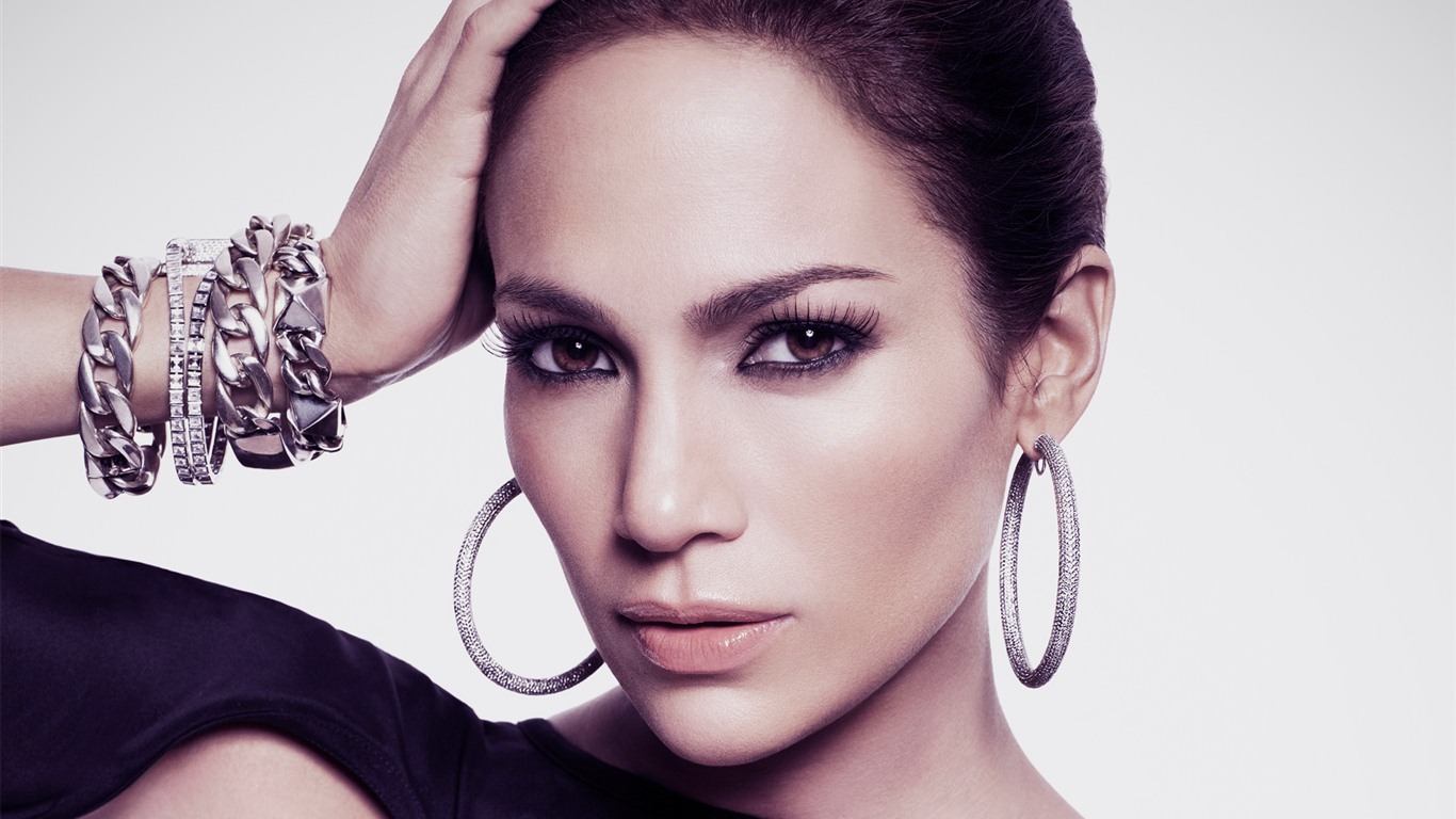 Jennifer Lopez 珍妮弗·洛佩茲 美女壁紙 #1 - 1366x768
