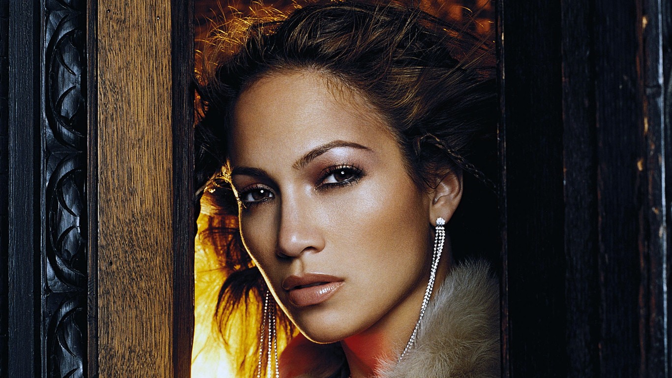 Jennifer Lopez 珍妮弗·洛佩兹 美女壁纸7 - 1366x768
