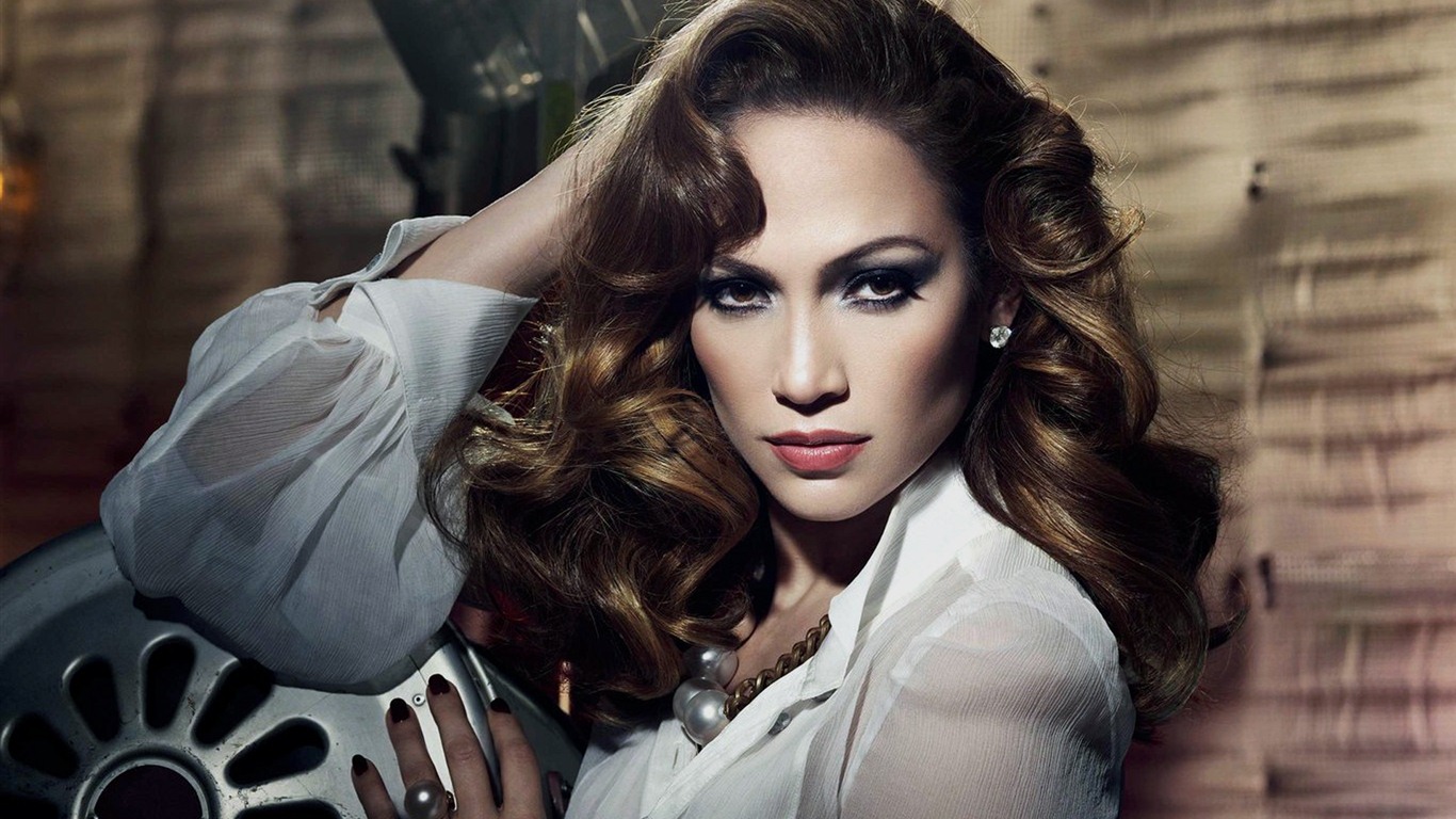 Jennifer Lopez 珍妮弗·洛佩茲 美女壁紙 #13 - 1366x768