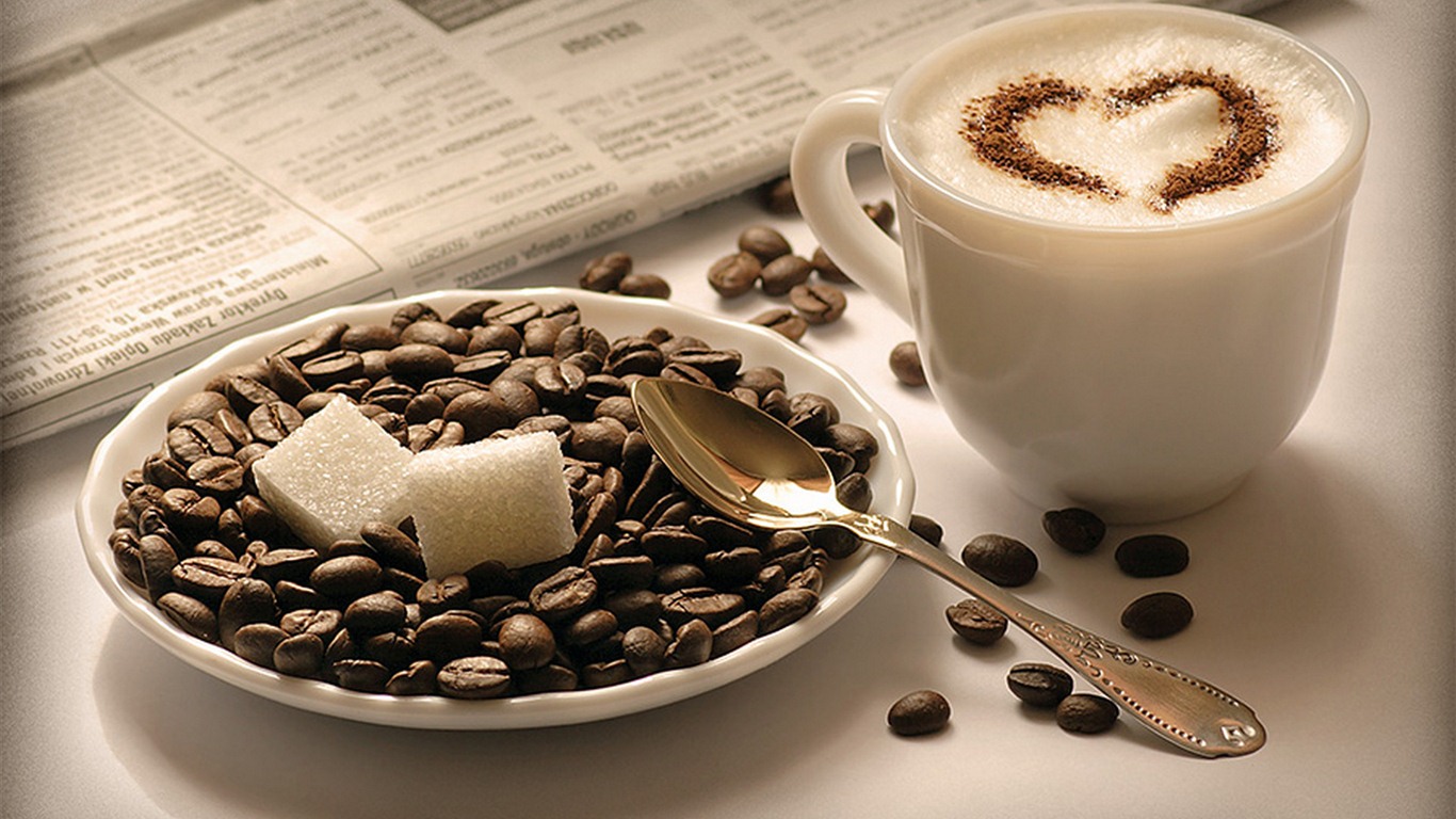 Delicate and delicious desserts breakfast wallpapers #15 - 1366x768