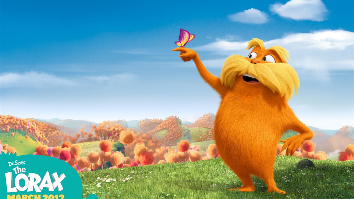 Dr. Seuss' The Lorax 老雷斯的故事 高清壁紙 #4 - 1366x768