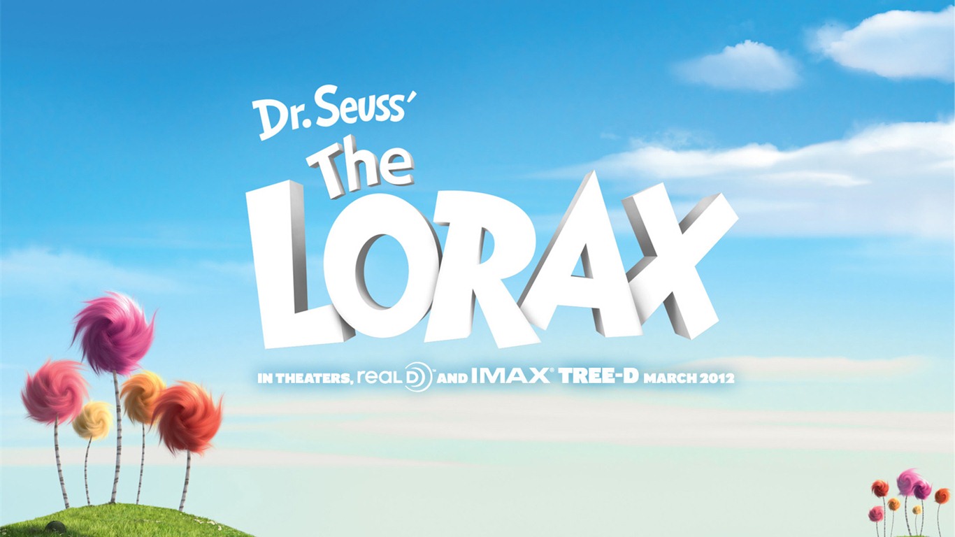 Dr. Seuss The Lorax 老雷斯的故事 高清壁纸5 - 1366x768
