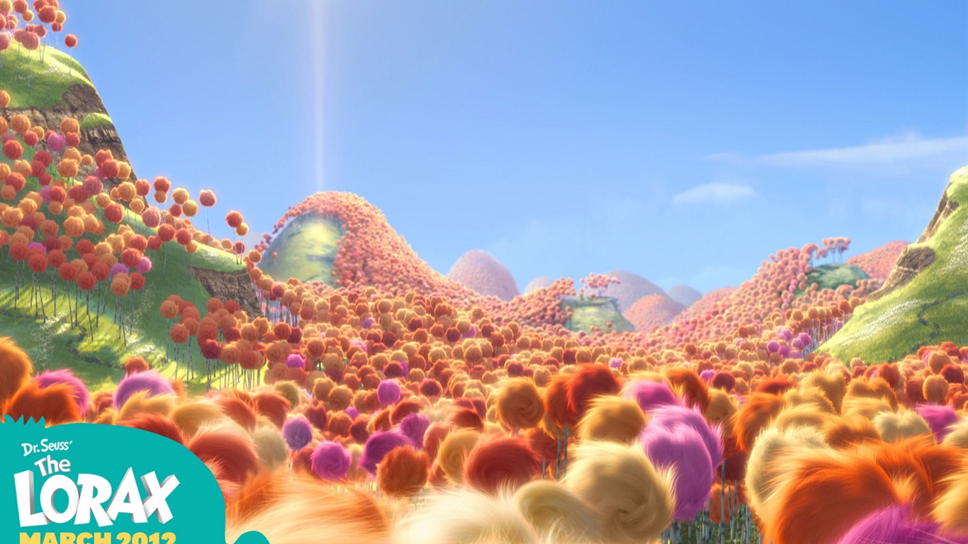 Dr. Seuss' The Lorax 老雷斯的故事 高清壁紙 #7 - 1366x768