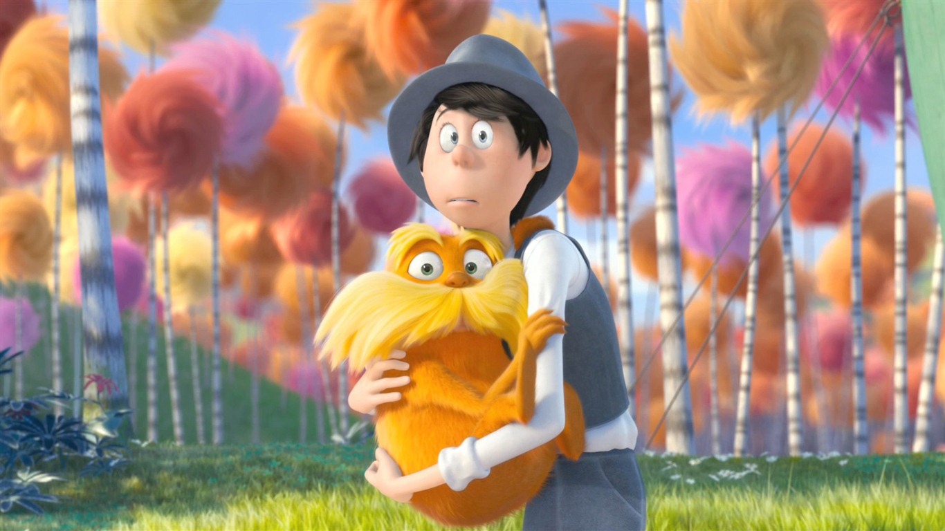 Dr. Seuss The Lorax 老雷斯的故事 高清壁纸14 - 1366x768