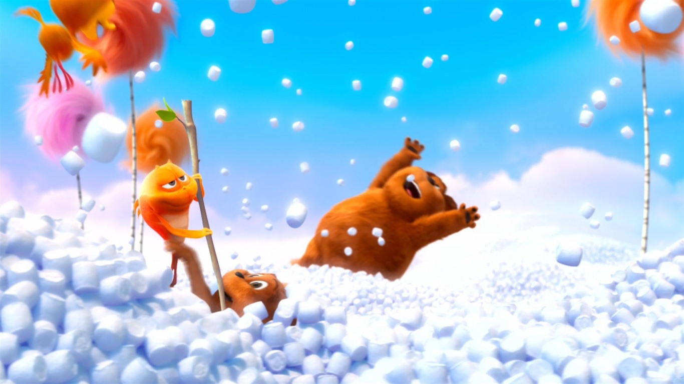 Dr. Seuss' The Lorax 老雷斯的故事 高清壁紙 #31 - 1366x768