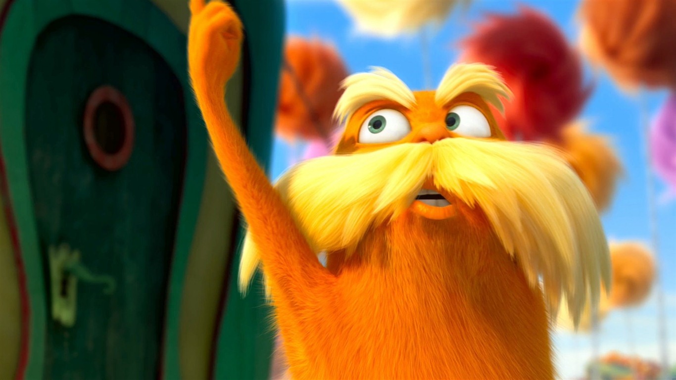 Dr. Seuss The Lorax 老雷斯的故事 高清壁纸32 - 1366x768