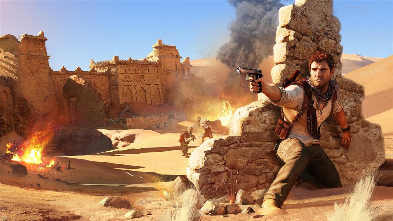 Uncharted 3: Drake's Deception 神秘海域3：德雷克的詭計高清壁紙 #4 - 1366x768