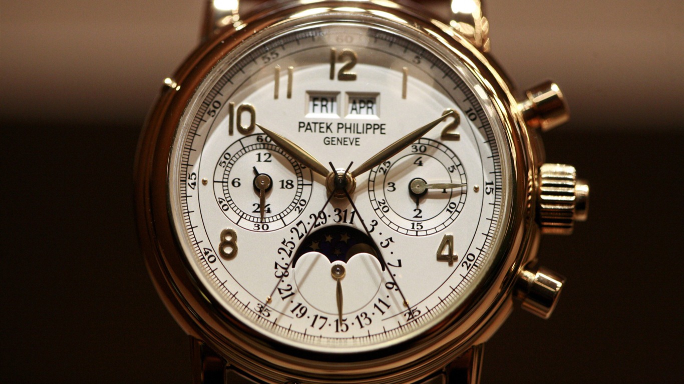 Světově proslulé hodinky tapety na plochu (1) #7 - 1366x768