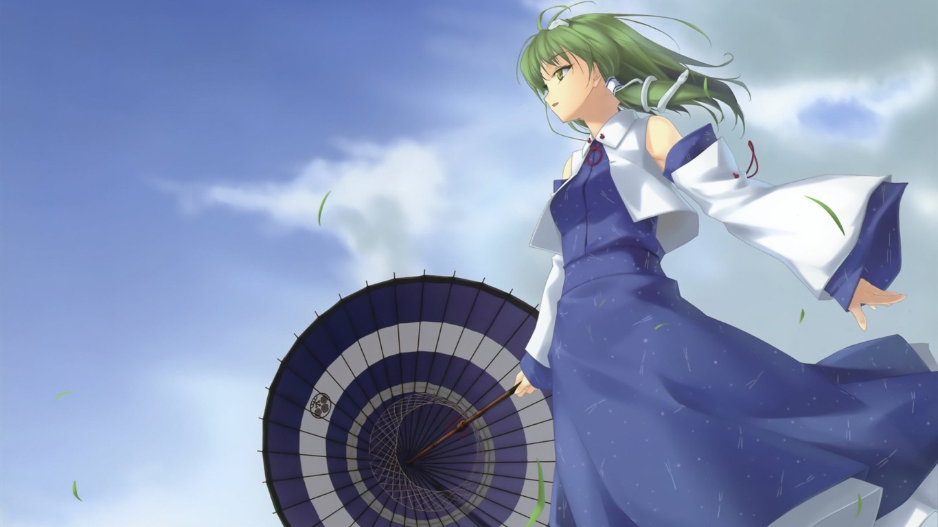 Touhou Project caricature HD wallpapers #20 - 1366x768