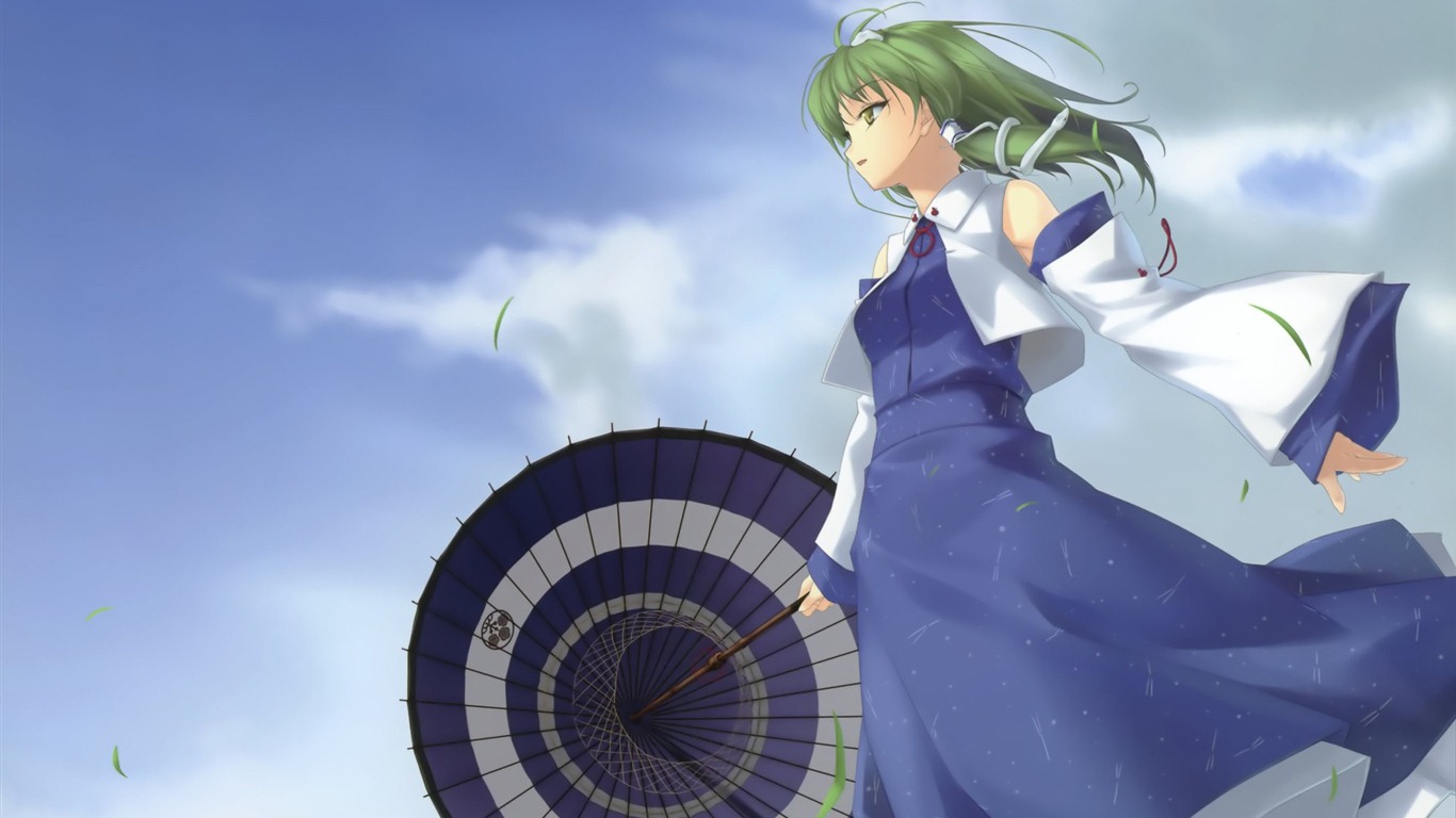 Touhou projekt karikatura HD tapety na plochu #20 - 1366x768