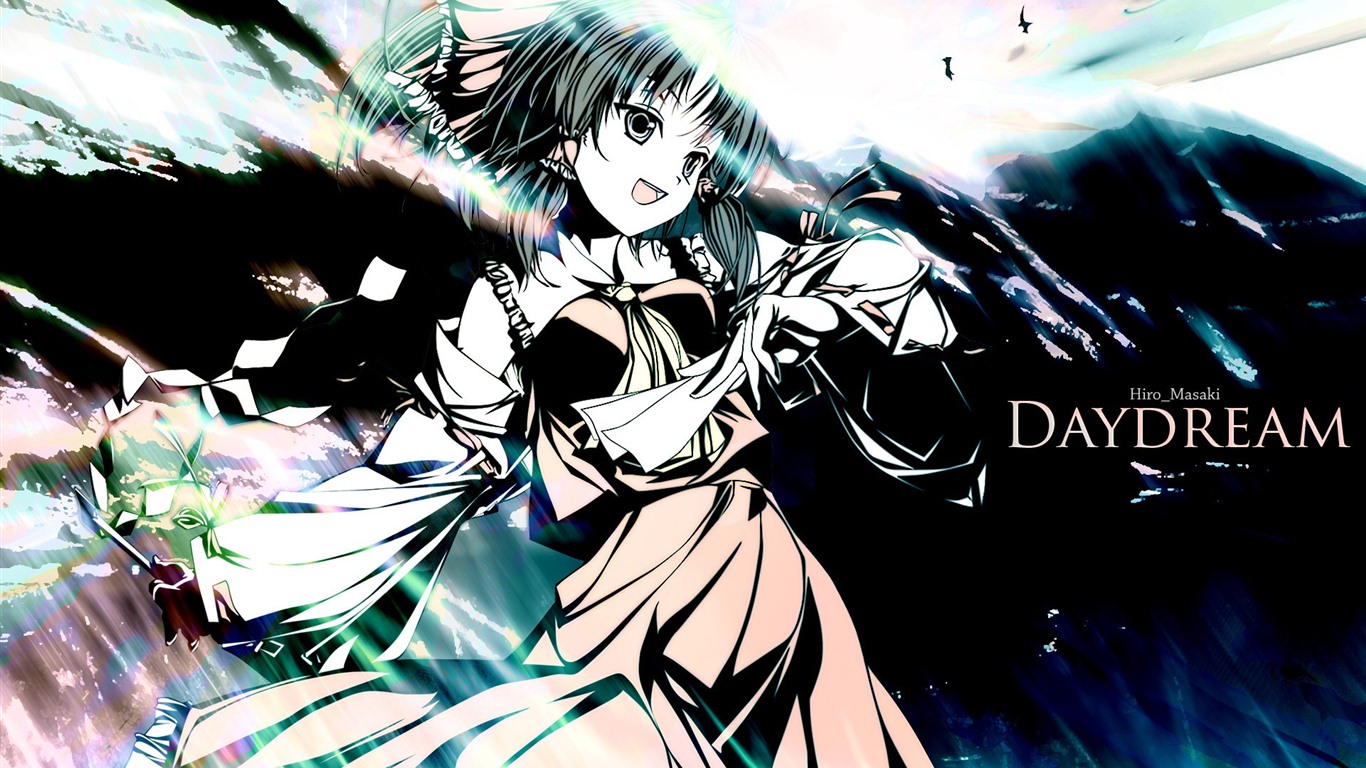 Touhou Project cartoon HD wallpapers #27 - 1366x768