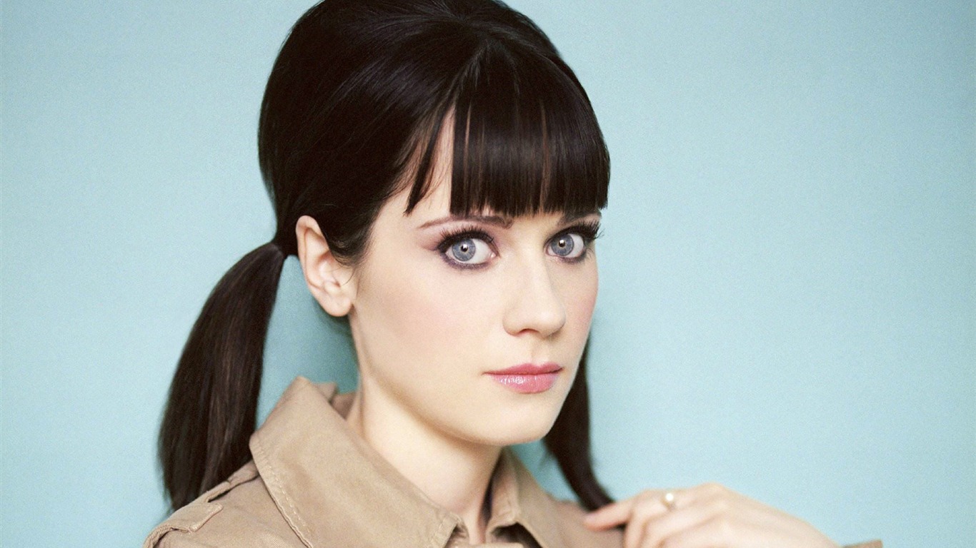 Zooey Deschanel krásné tapety na plochu #12 - 1366x768