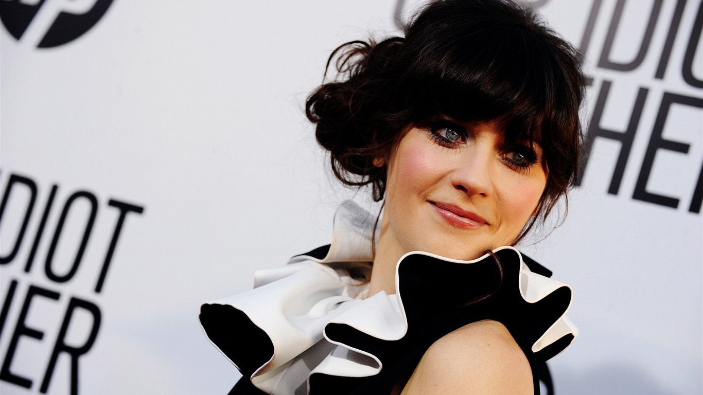 Zooey Deschanel krásné tapety na plochu #19 - 1366x768