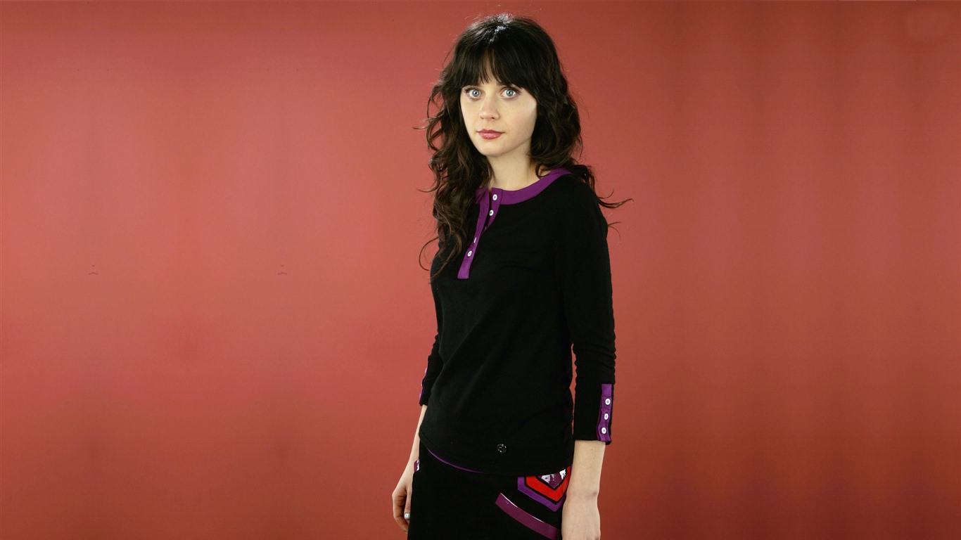 Zooey Deschanel 佐伊·丹斯切爾 美女壁紙 #22 - 1366x768