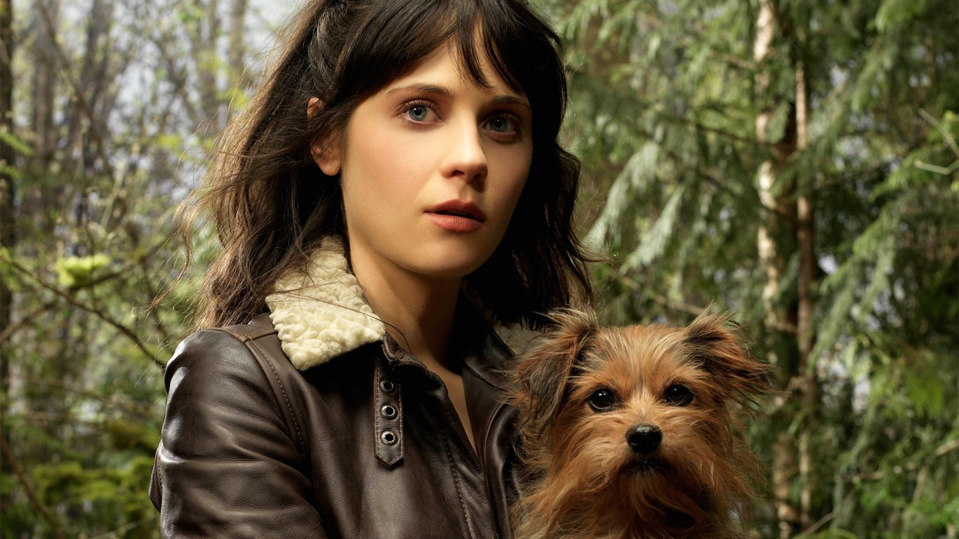 Zooey Deschanel beautiful wallpapers #25 - 1366x768