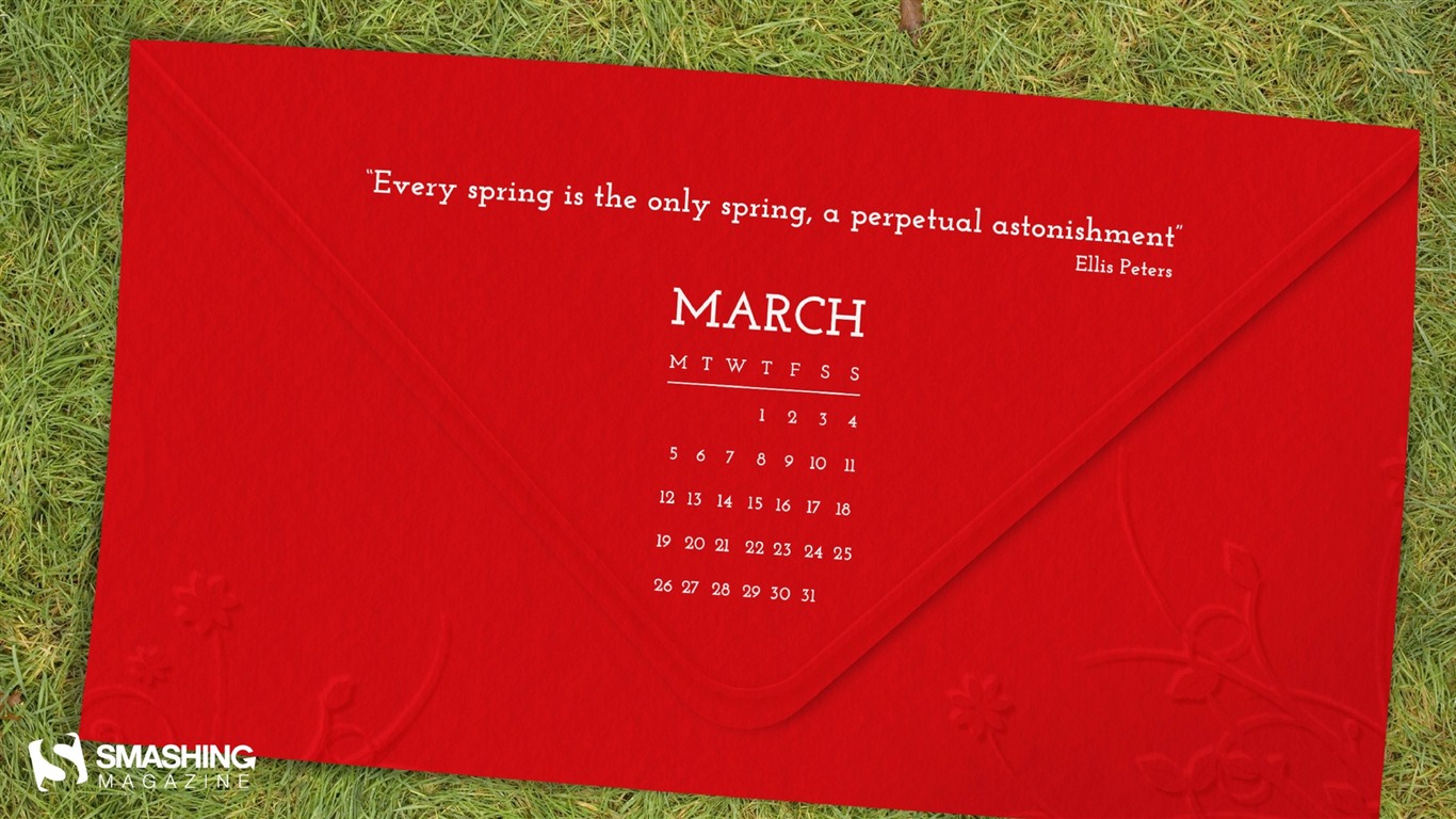 March 2012 Calendar Wallpaper #16 - 1366x768