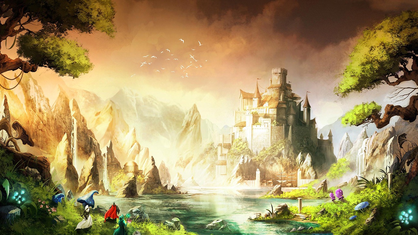 Trine 2 HD tapety na plochu #14 - 1366x768