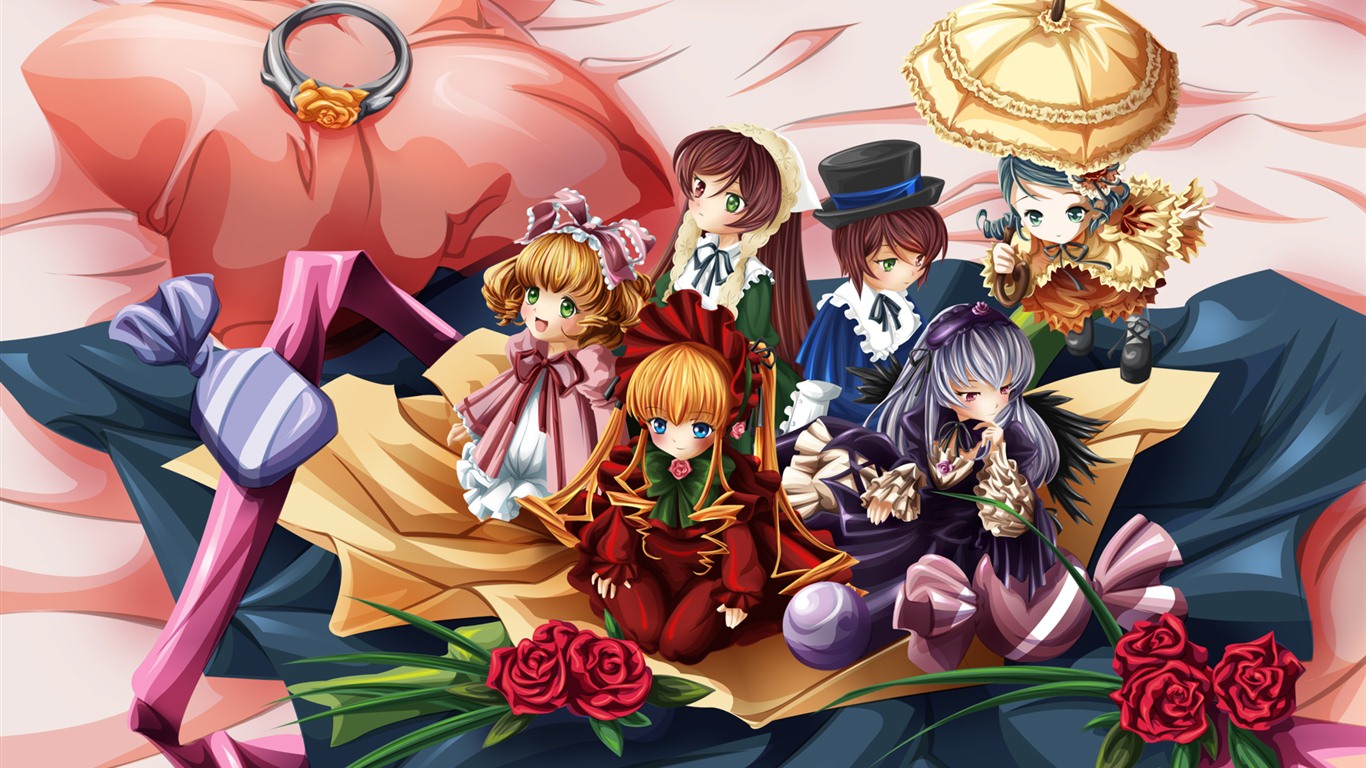 Rozen Maiden 薔薇少女 高清壁紙 #13 - 1366x768