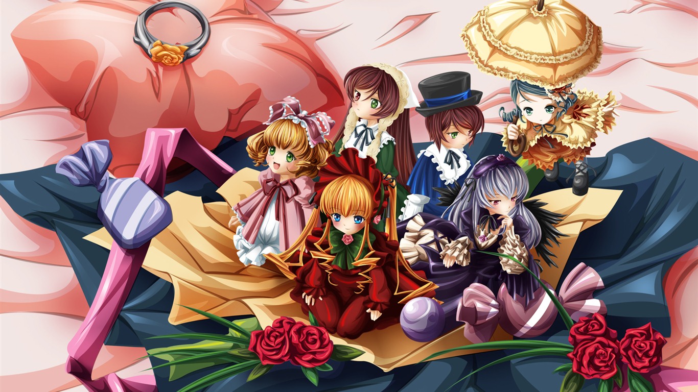 Rozen Maiden 蔷薇少女 高清壁纸13 - 1366x768