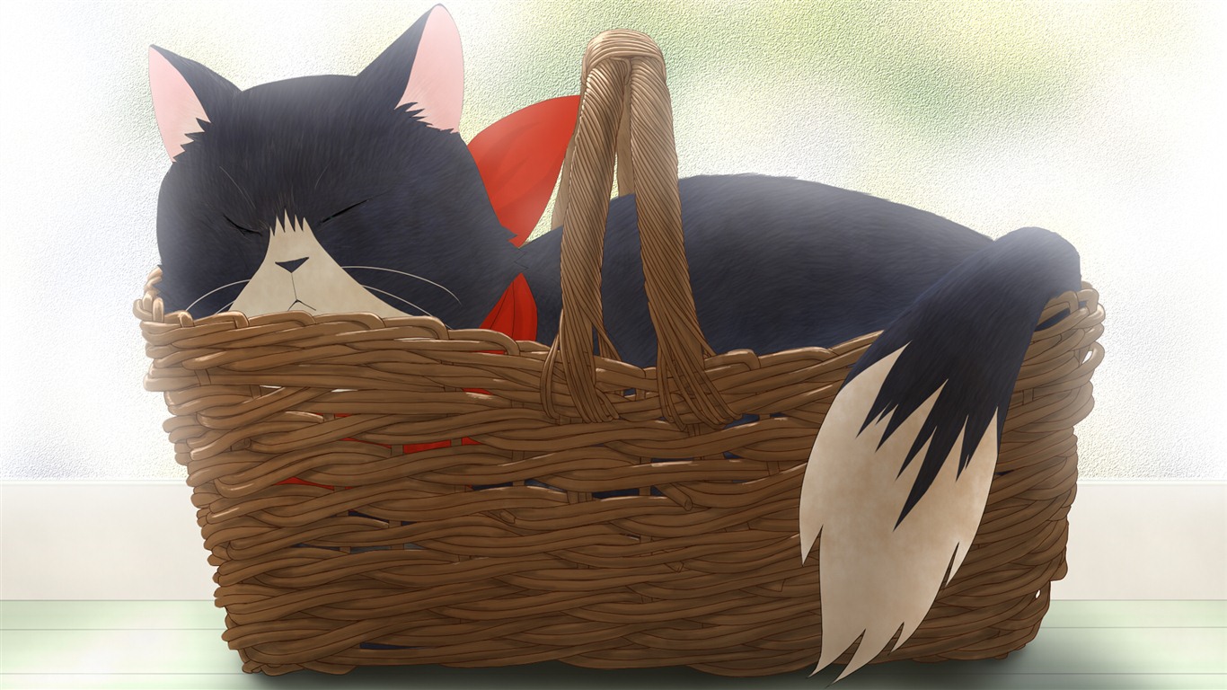 Nyan Koi! HD tapety na plochu #21 - 1366x768