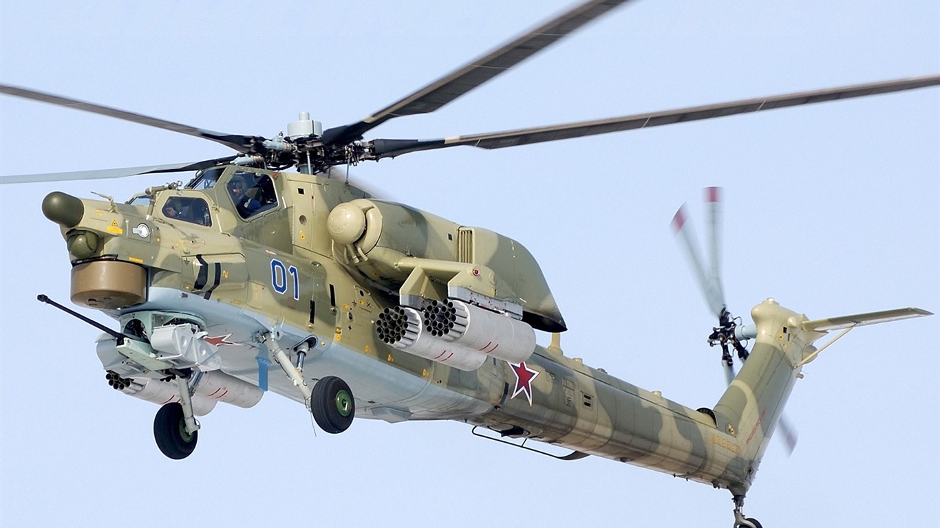 軍用直升機高清壁紙 #1 - 1366x768