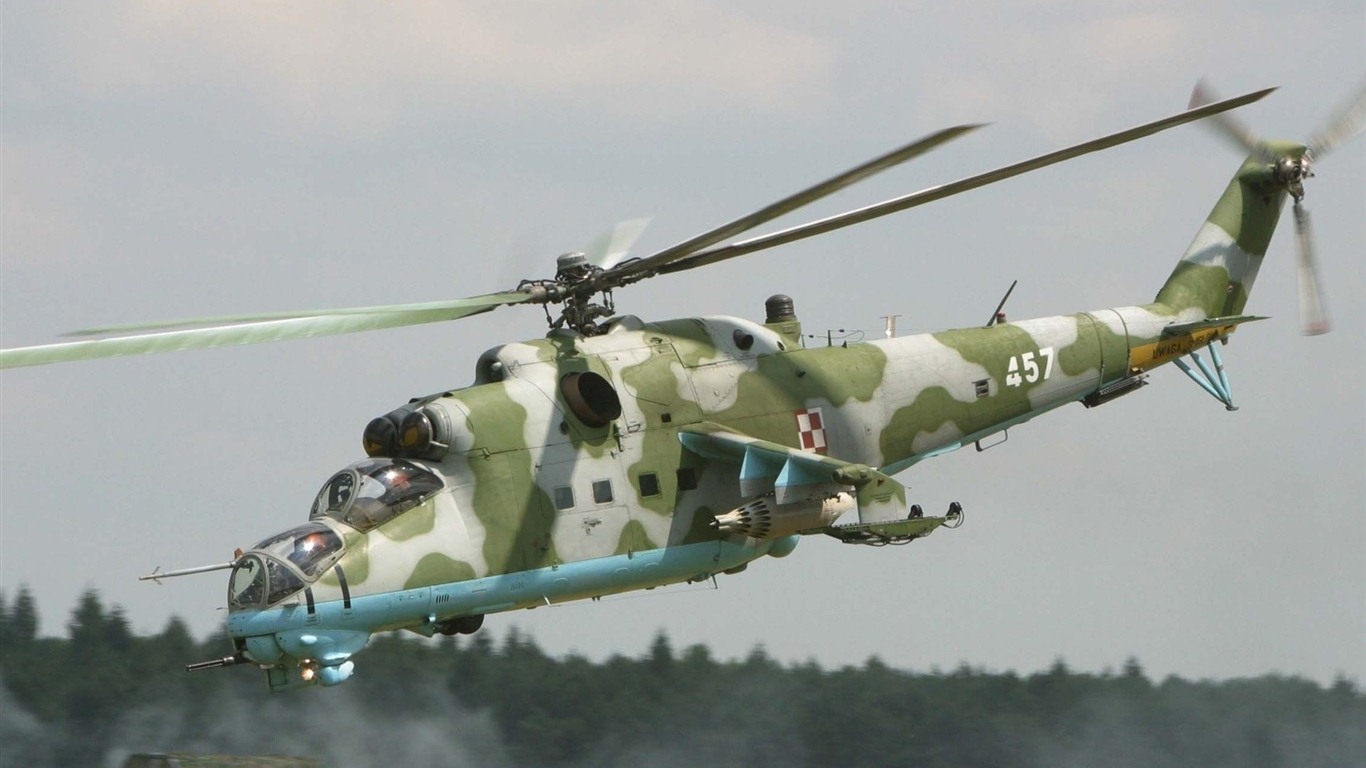 軍用直升機高清壁紙 #4 - 1366x768