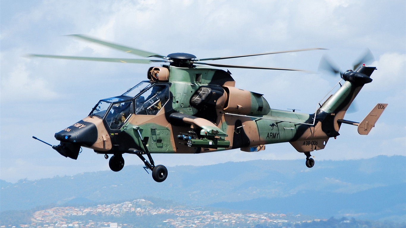 Military helicopters HD wallpapers #9 - 1366x768