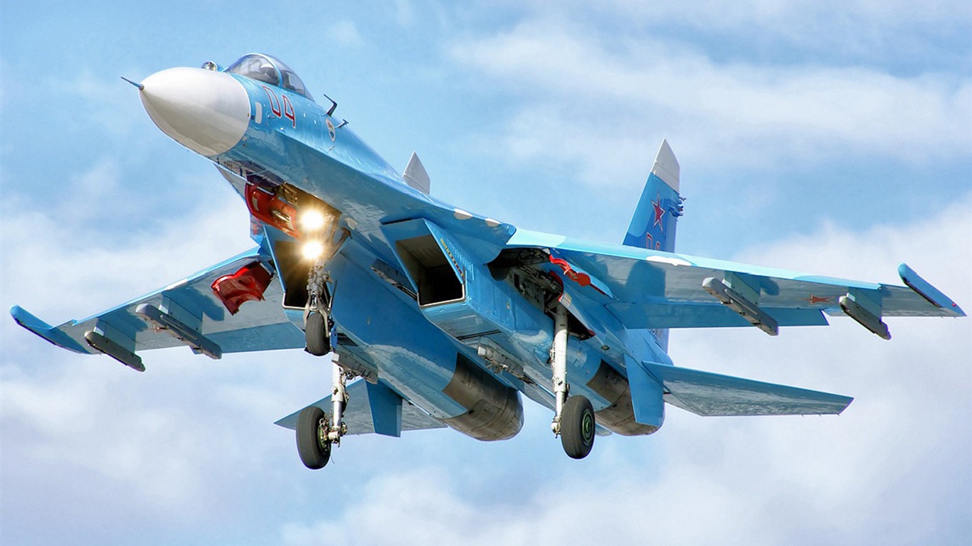 軍用戰鬥機高清寬屏壁紙 #1 - 1366x768