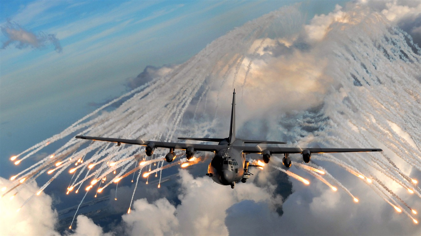 軍用戰鬥機高清寬屏壁紙 #6 - 1366x768