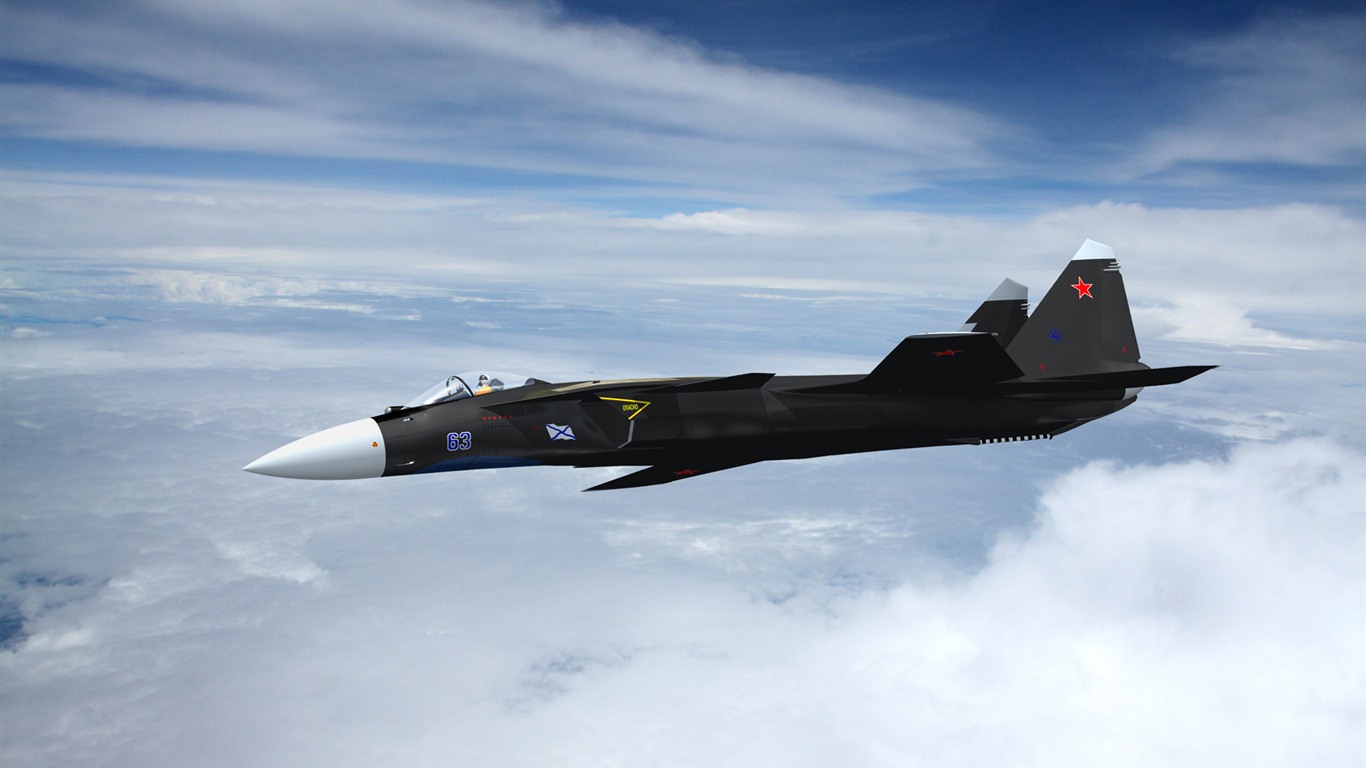 軍用戰鬥機高清寬屏壁紙 #10 - 1366x768
