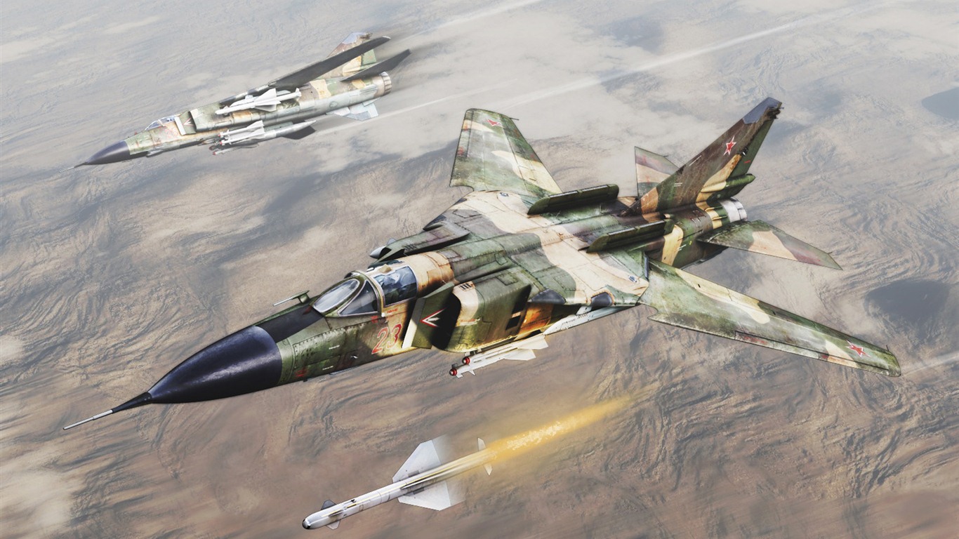軍用戰鬥機高清寬屏壁紙 #15 - 1366x768