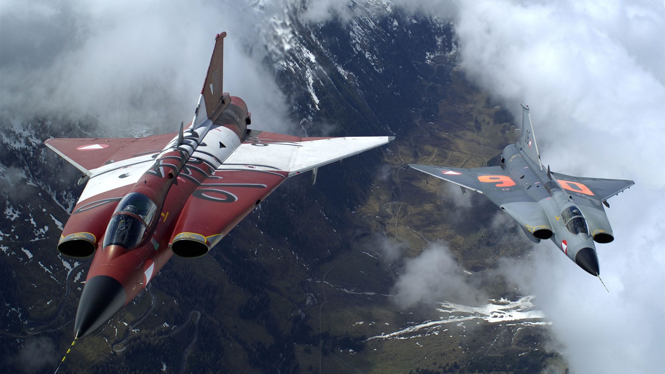 軍用戰鬥機高清寬屏壁紙 #18 - 1366x768