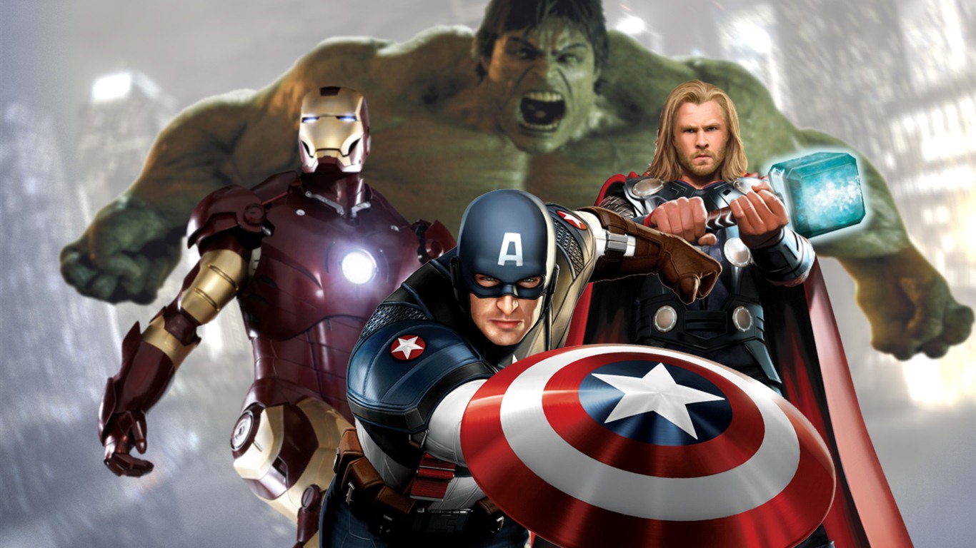 The Avengers 2012 HD wallpapers #2 - 1366x768