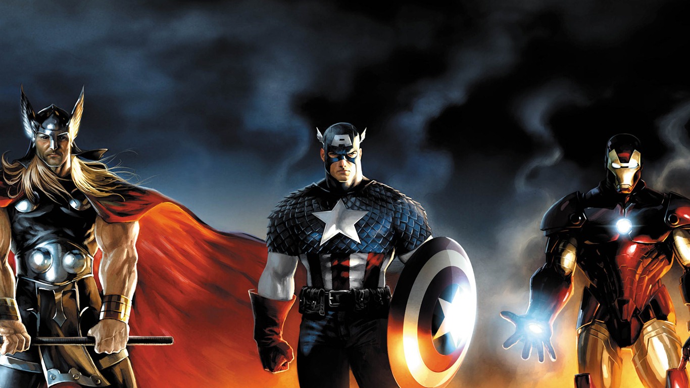 Les fonds d'écran HD 2012 Avengers #4 - 1366x768
