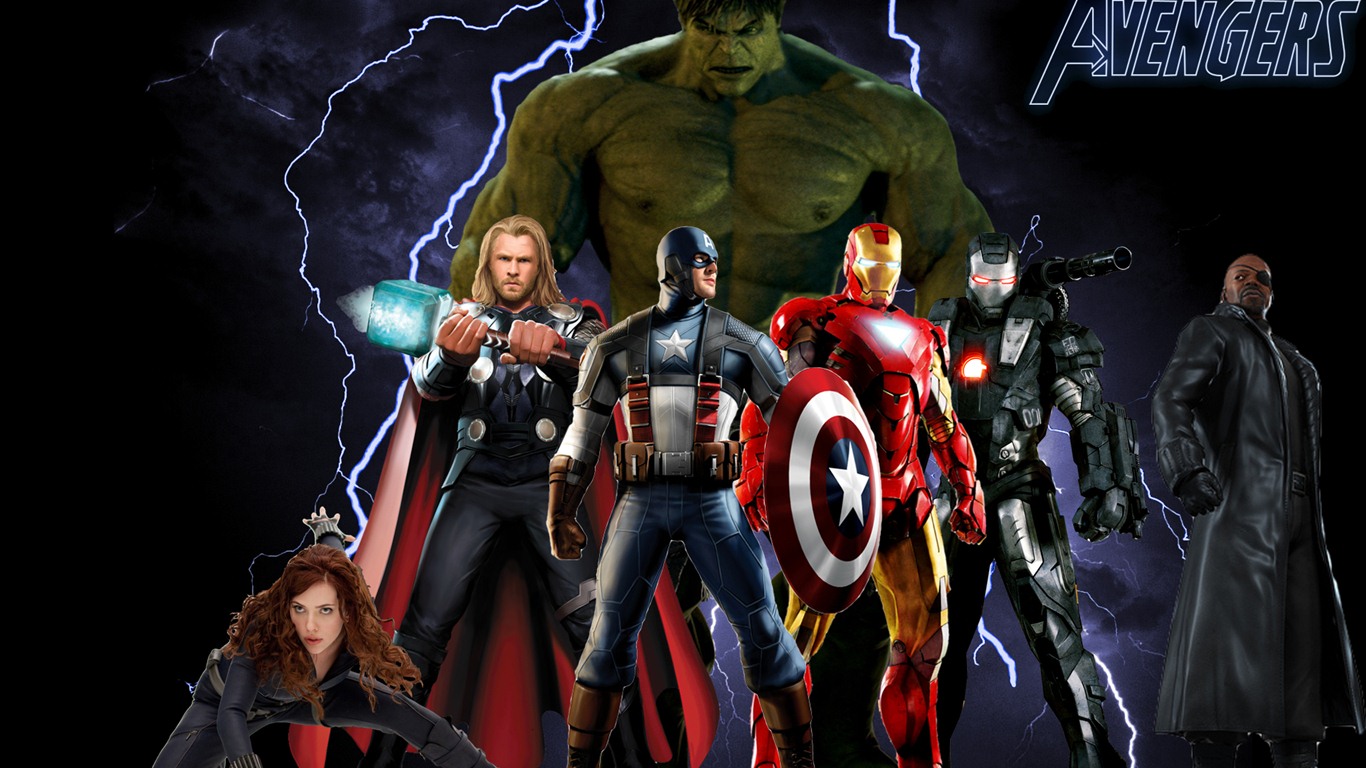 Les fonds d'écran HD 2012 Avengers #5 - 1366x768
